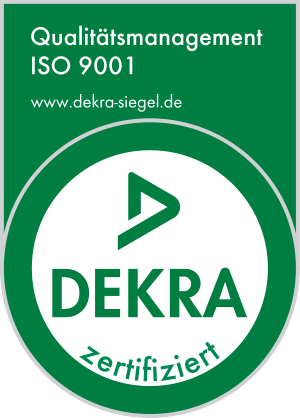 DEKRA-zertifiziertes Qualitätsmanagement nach ISO 9001